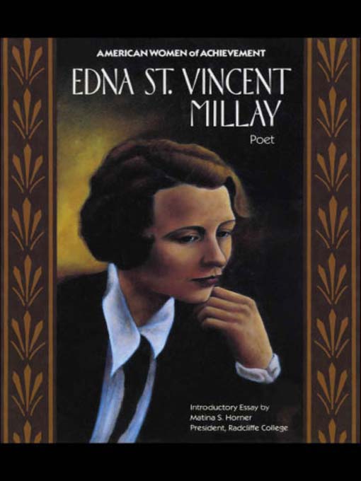 Title details for Edna St. Vincent Millay by Carolyn Daffron - Available